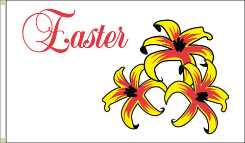 Easter Lilies Flag