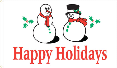 Happy Holidays Flag